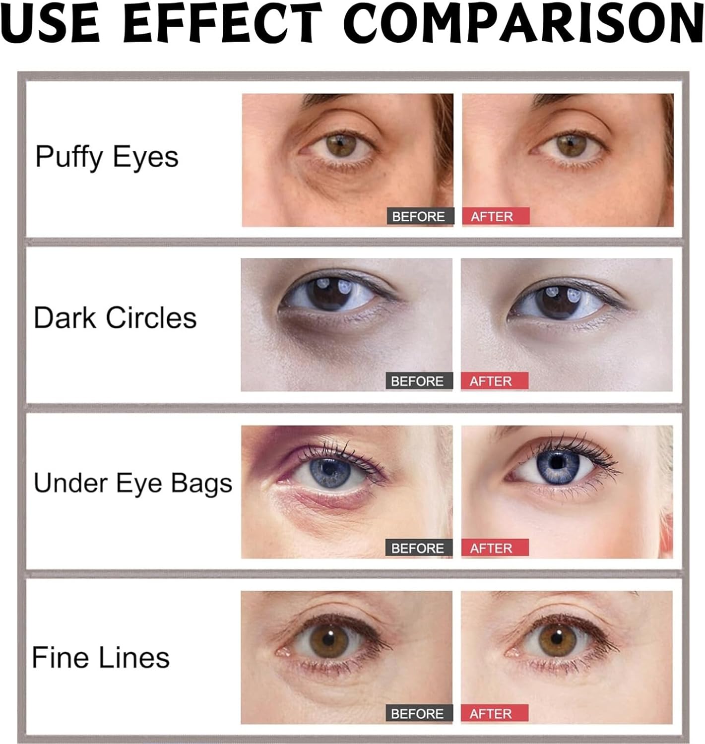 Eye Cream anti Aging - Jojoba Oil & Caffeine Eye Cream - Eye Cream for Dark Circles and Puffy Eyes